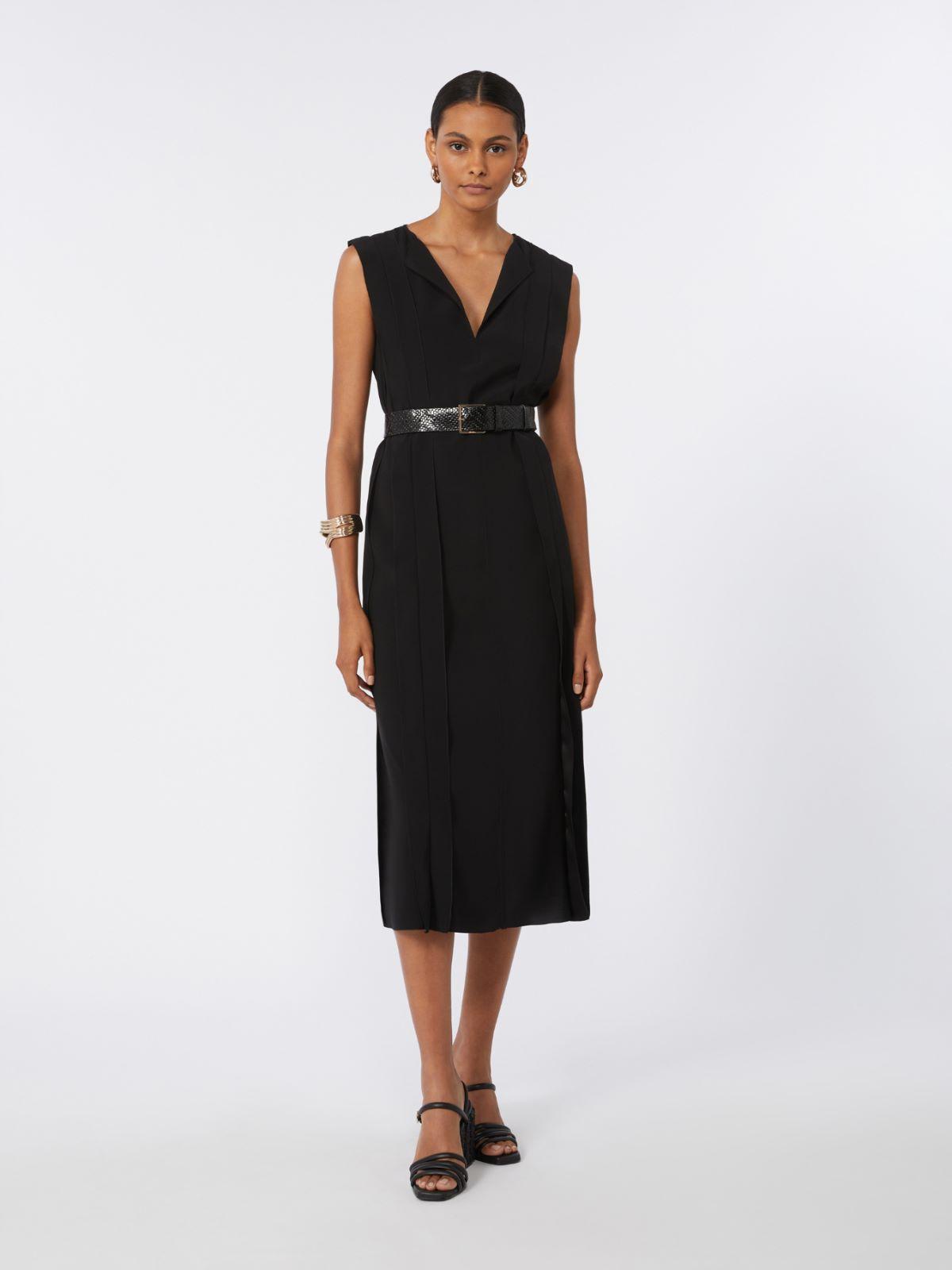 Sleeveless envers satin dress by MAX MARA