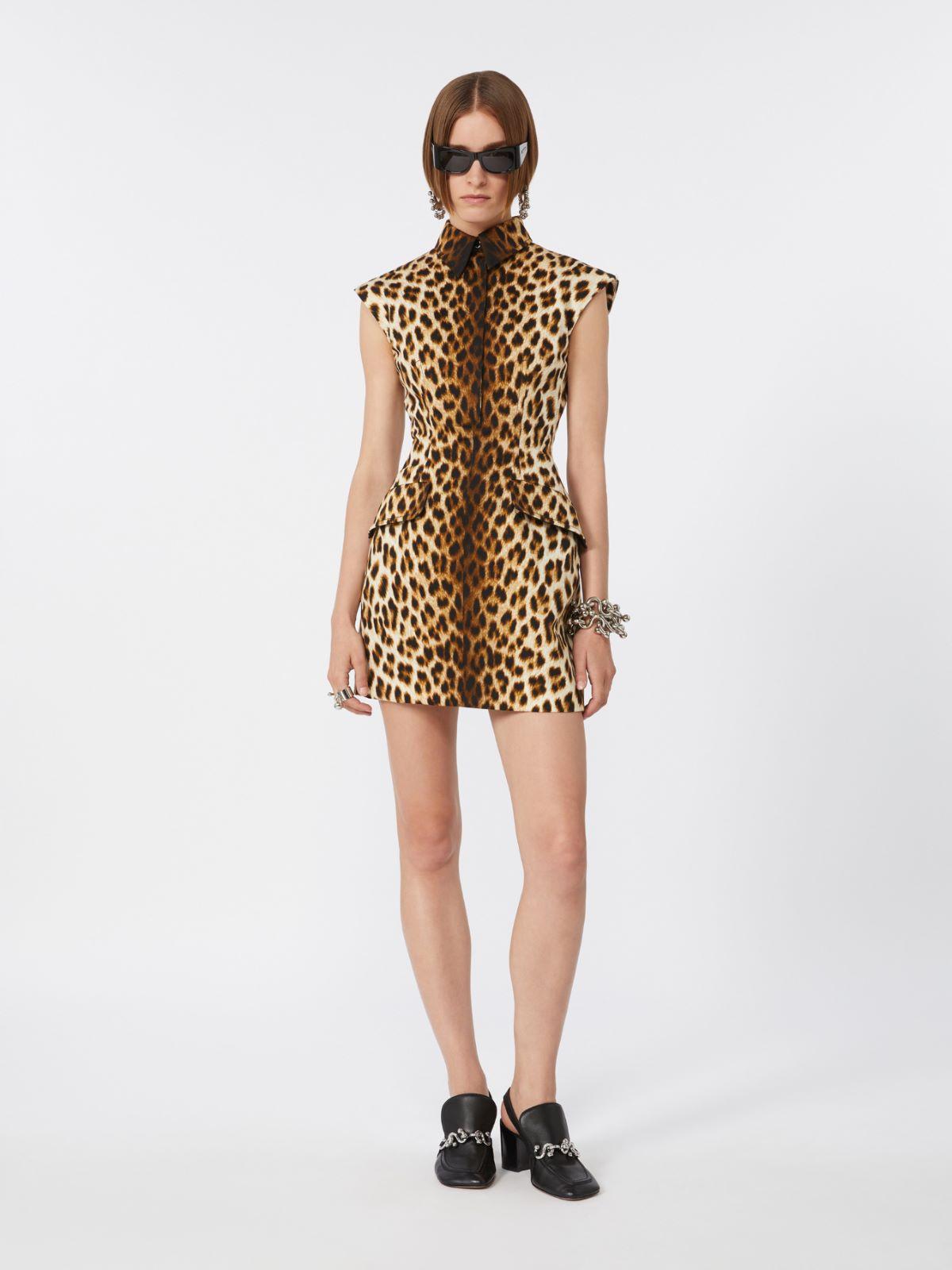 Sleeveless hourglass dress in cotton by MAX MARA