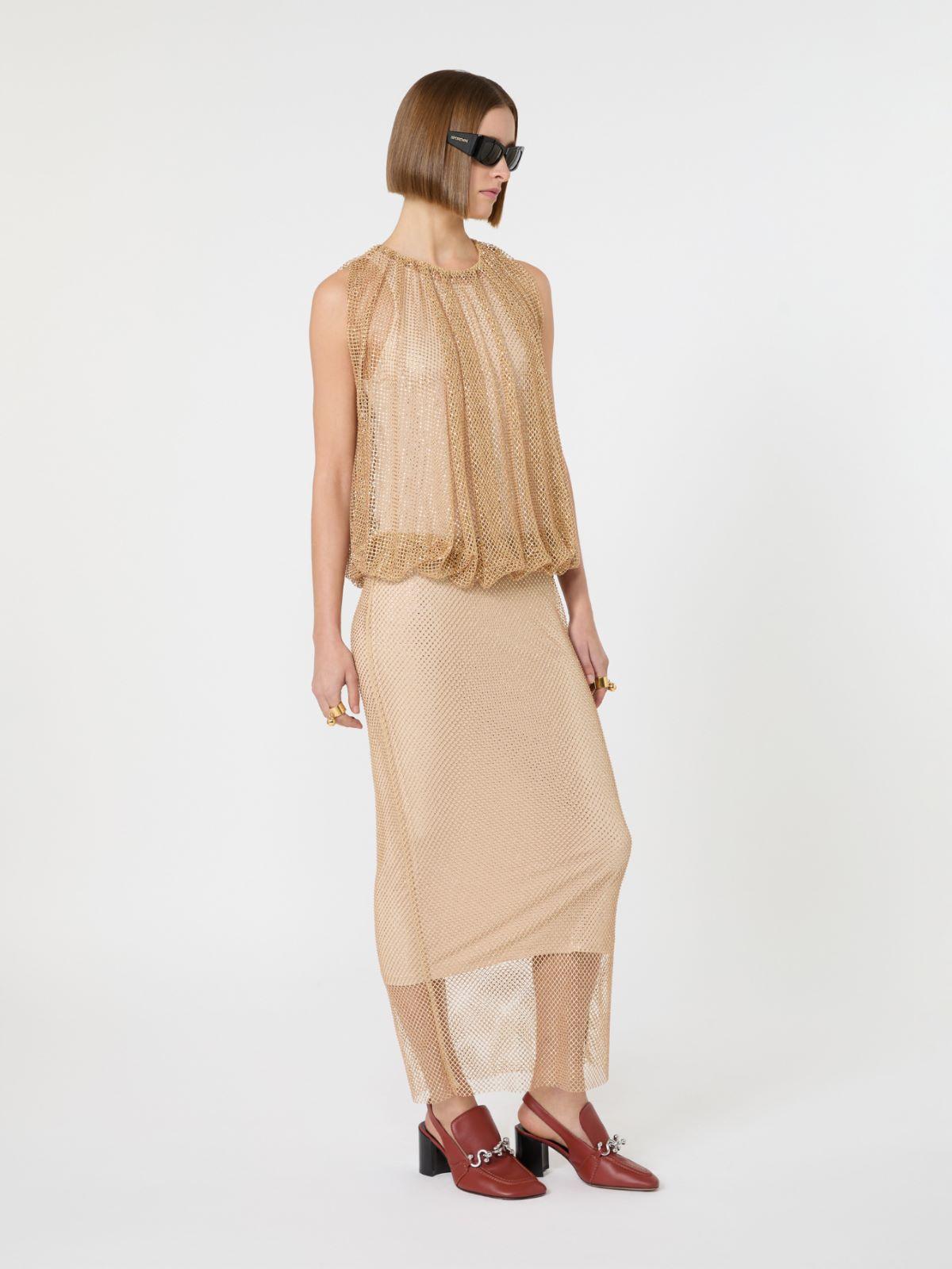 Sleeveless jersey dress with crystals by MAX MARA
