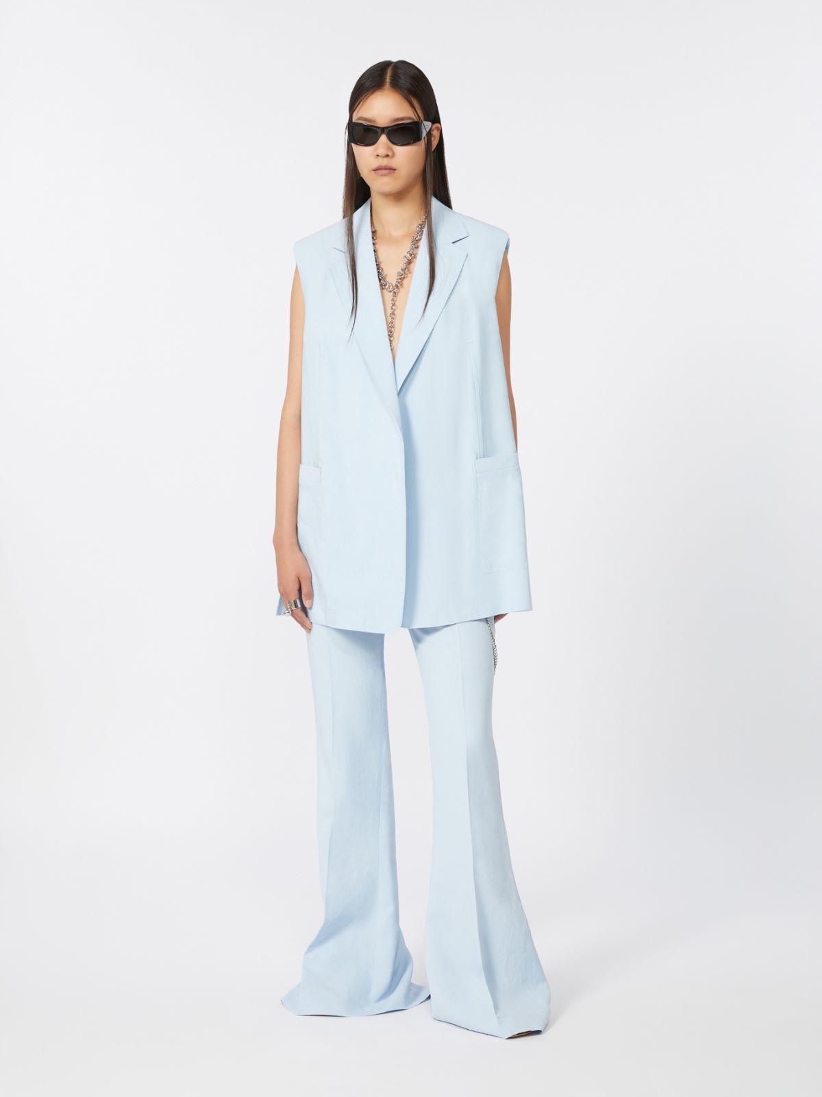Slim-fit flared trousers in viscose by MAX MARA
