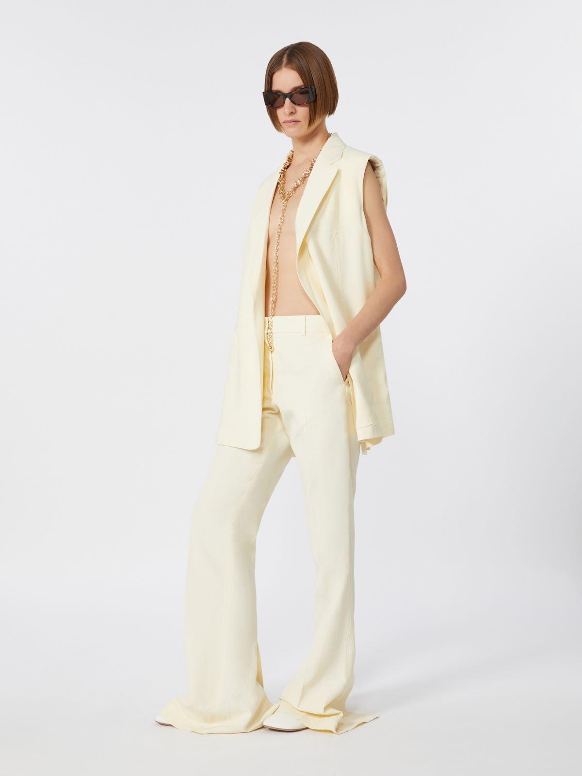 Slim-fit flared trousers in viscose by MAX MARA