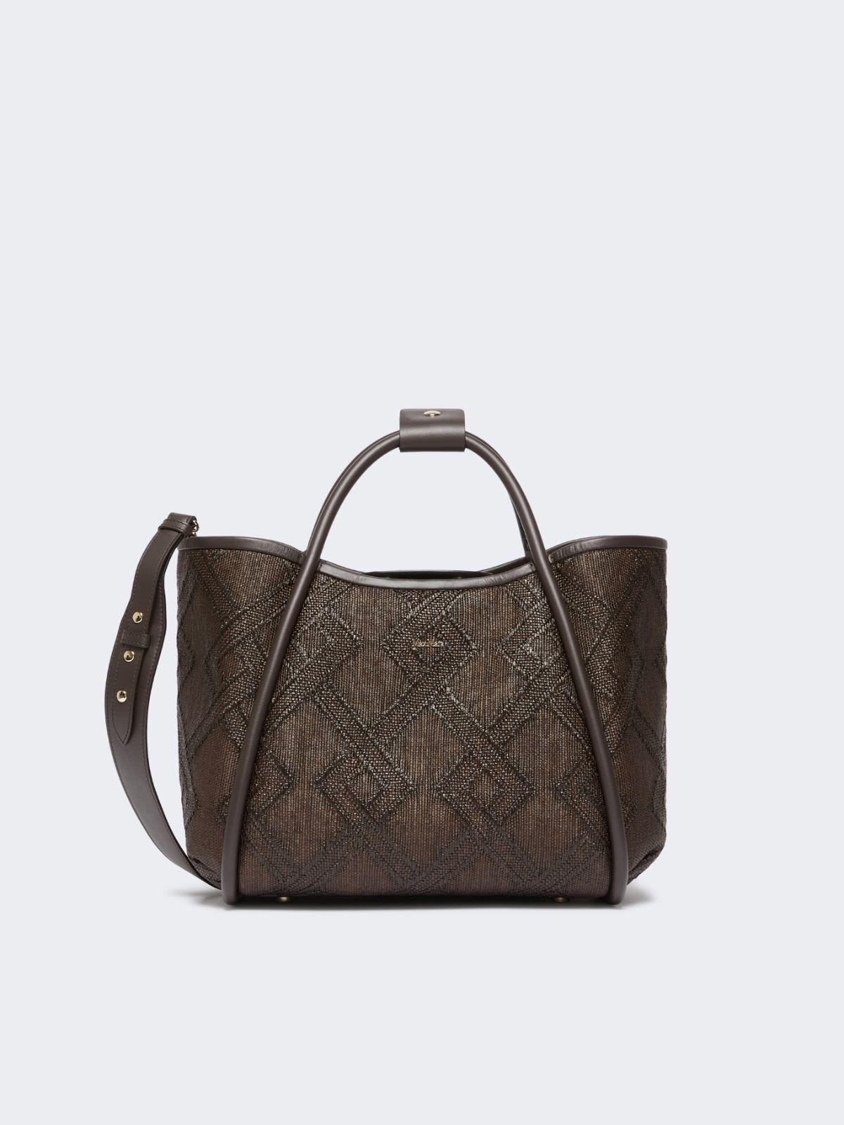 Small Marine bag in diamond-patterned basketweave by MAX MARA