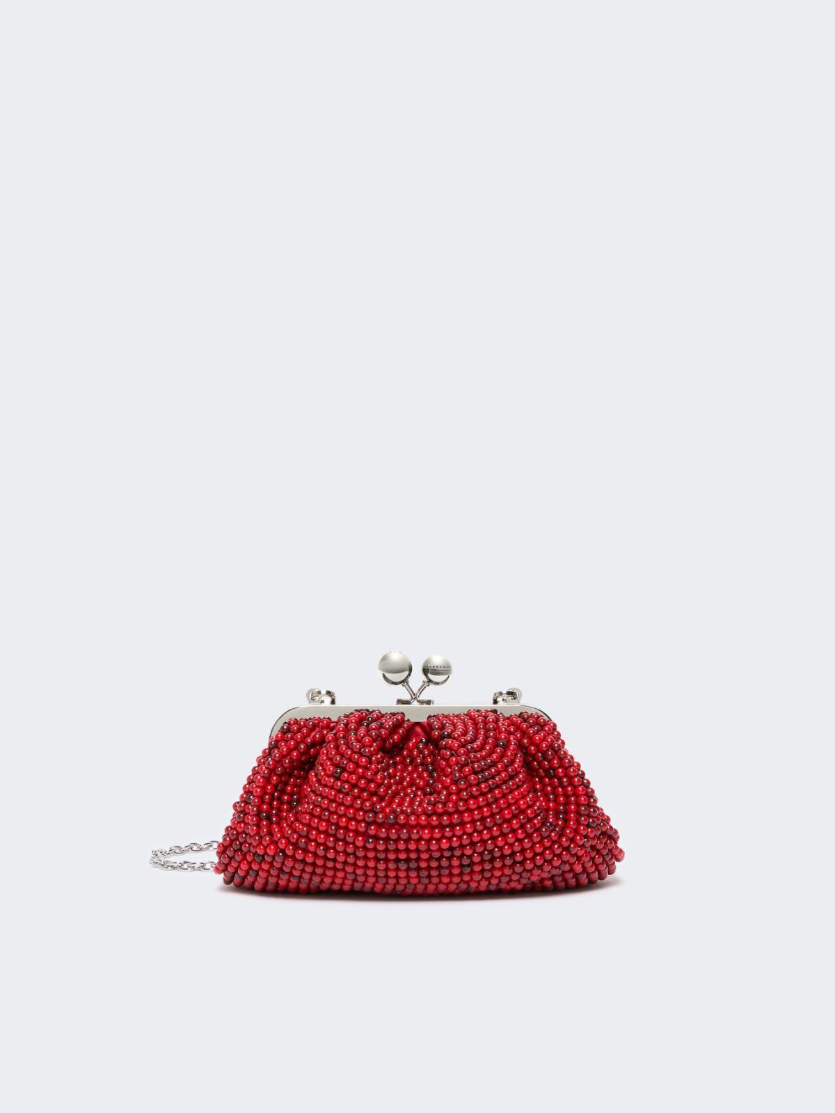 Small Pasticcino Bag with embroidered resin pearls by MAX MARA