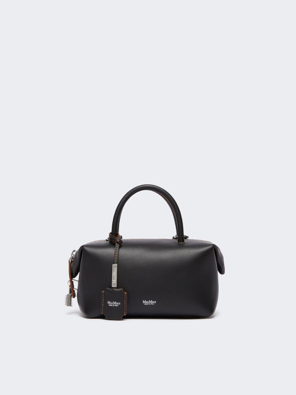 Small natural leather bowler bag by MAX MARA