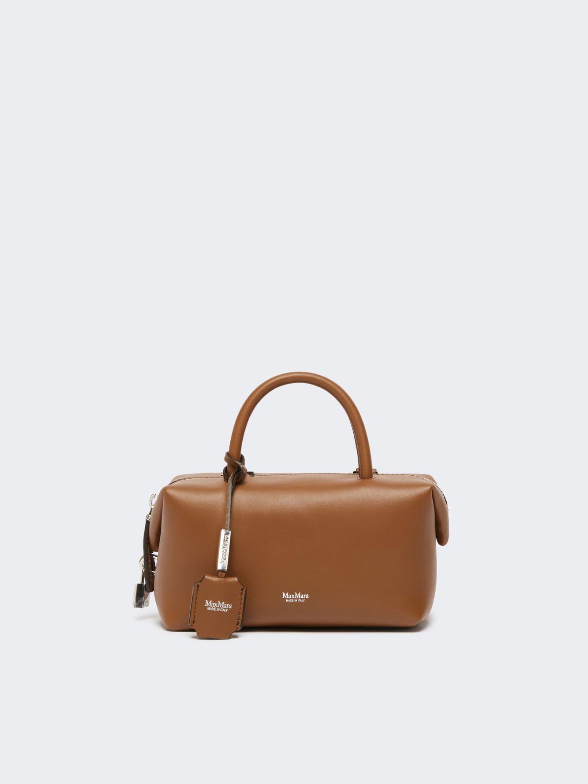 Small natural leather bowler bag by MAX MARA