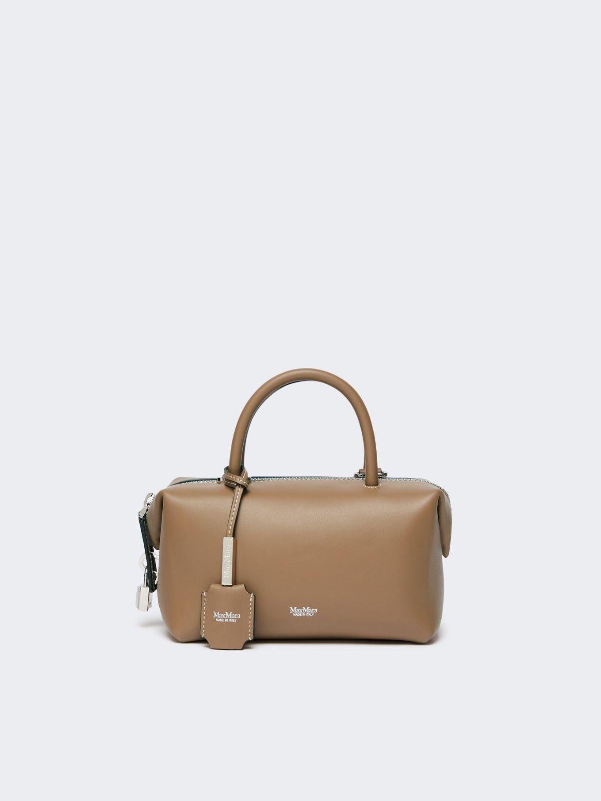 Small natural leather bowler bag by MAX MARA