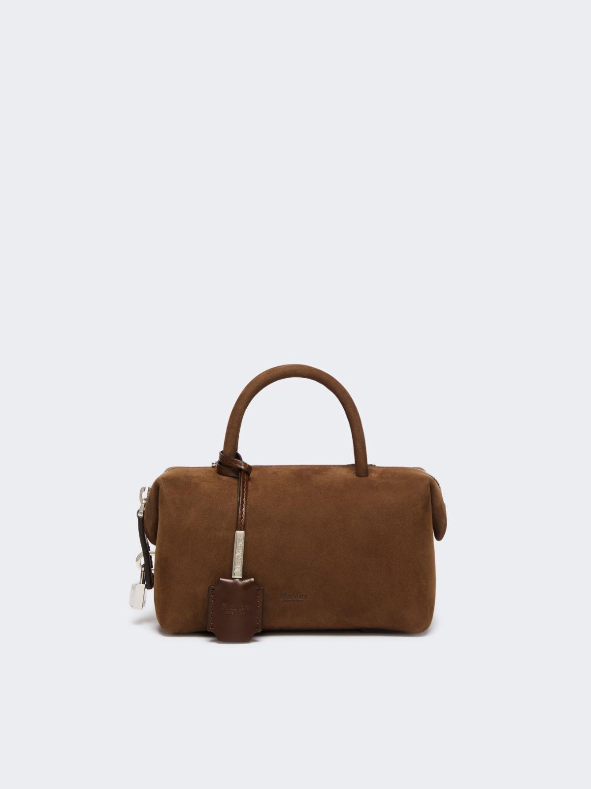 Small split-leather Boston bag by MAX MARA