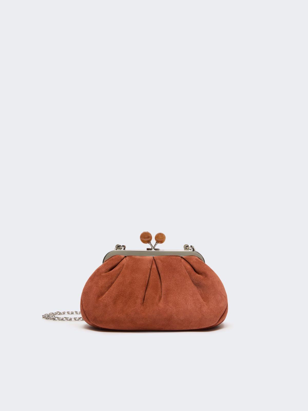 Small suede Pasticcino Bag by MAX MARA