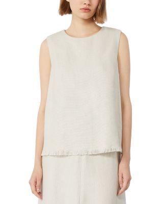 Smmanika Linen Blend Top by MAX MARA