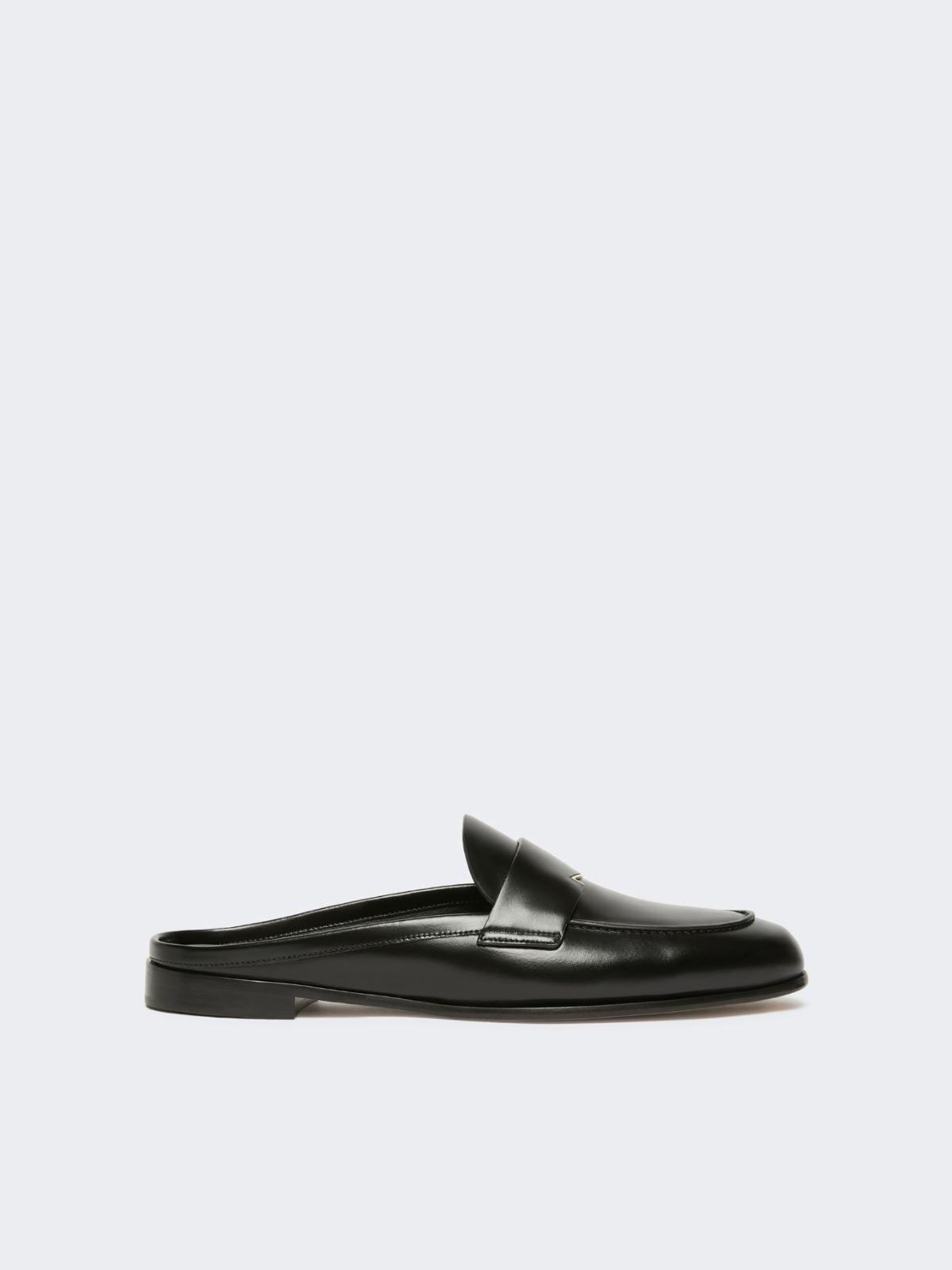 Smooth leather mule moccasins by MAX MARA