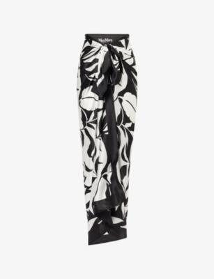 Spuma Printed Silk Sarong by MAX MARA