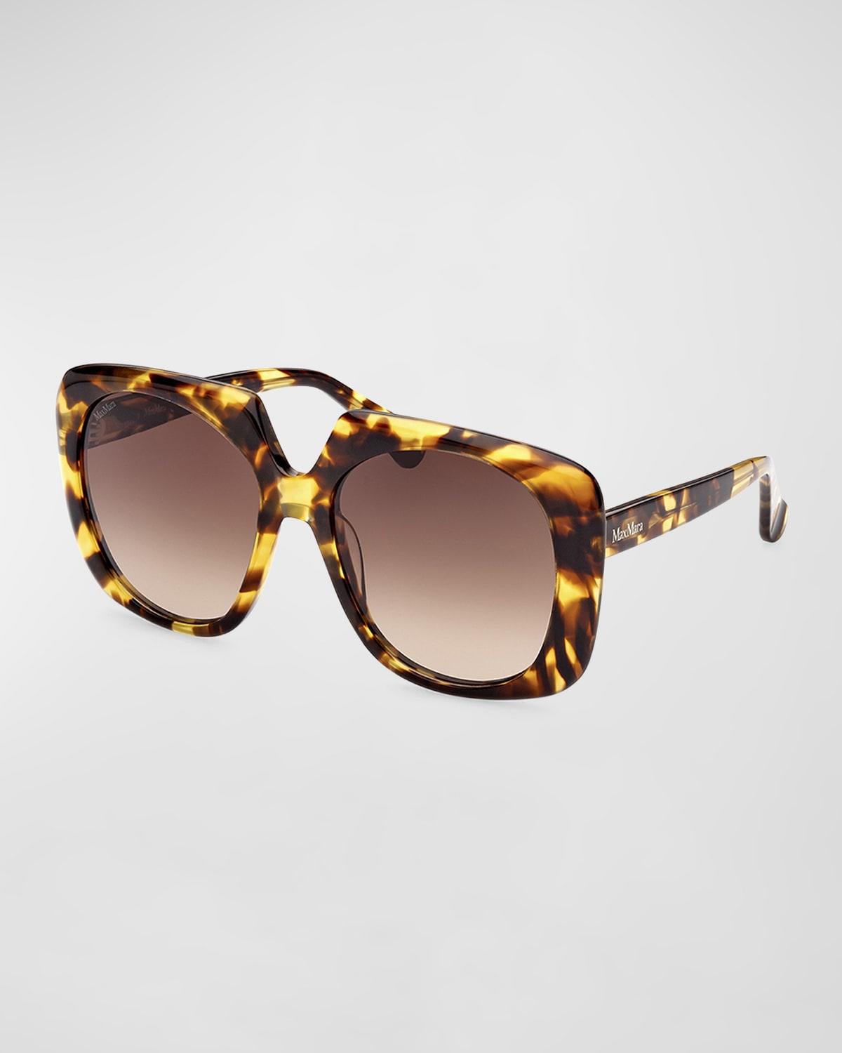 Square Acetate Sunglasses by MAX MARA