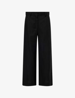 Straight-Leg Cotton-Blend Trousers by MAX MARA