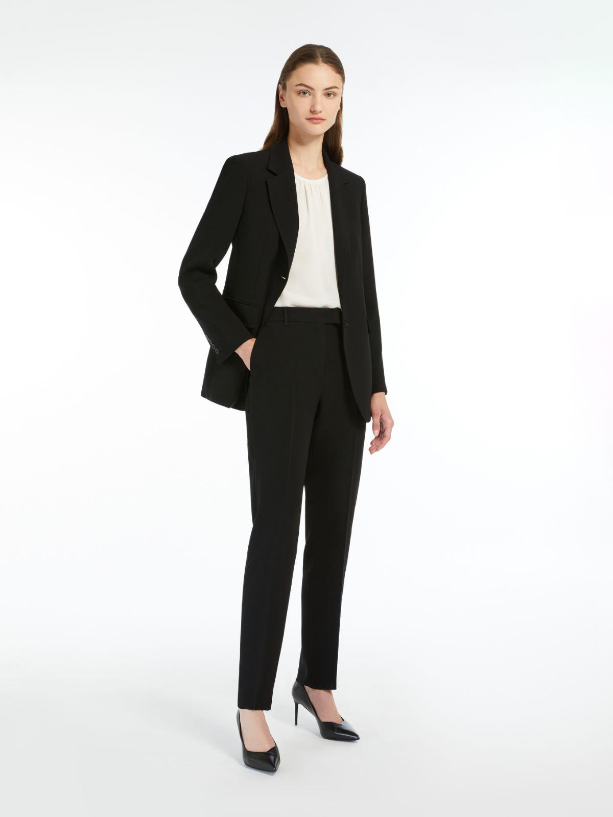 Straight-fit cady trousers by MAX MARA