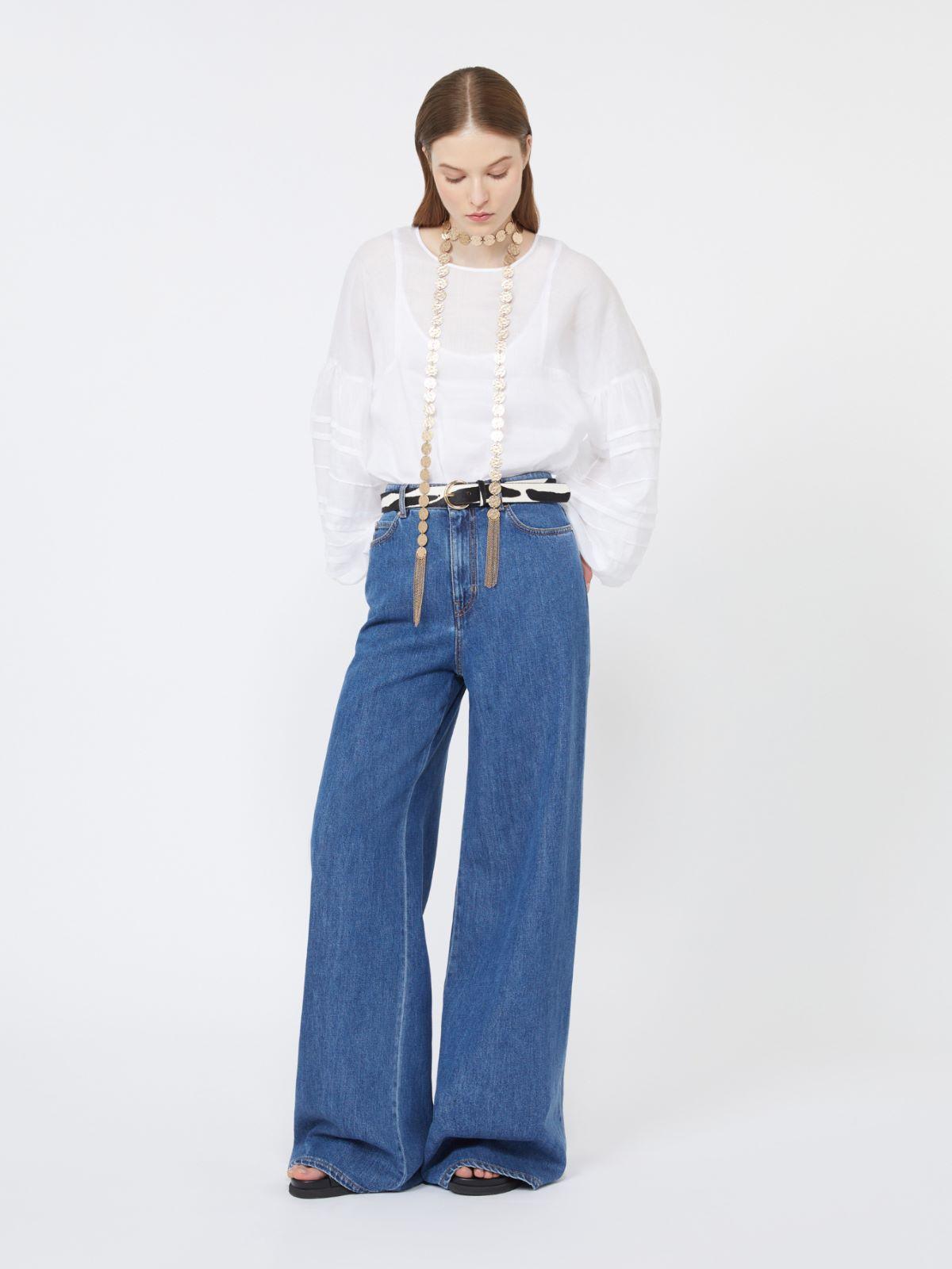 Straight-fit cotton denim jeans by MAX MARA