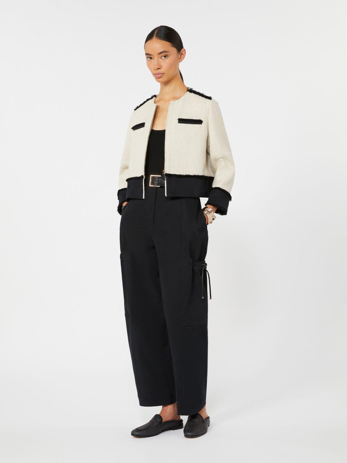 Stretch cotton cargo trousers by MAX MARA