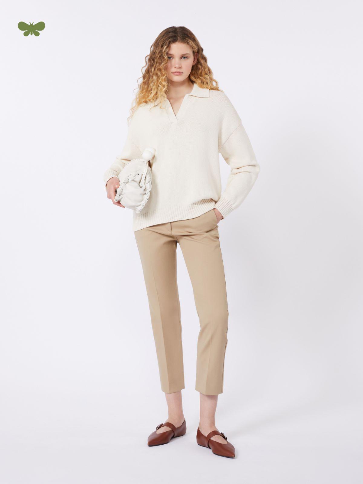 Stretch cotton trousers by MAX MARA
