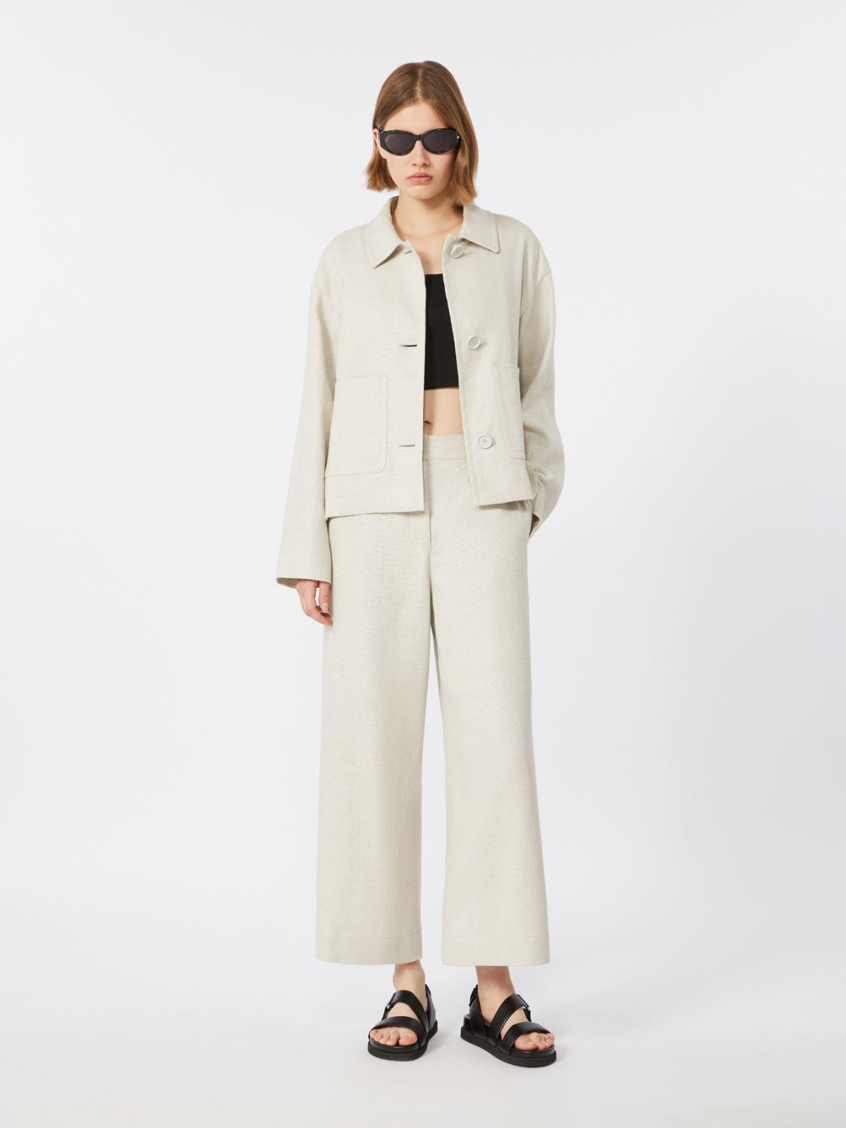 Stretch linen and cotton jacket by MAX MARA