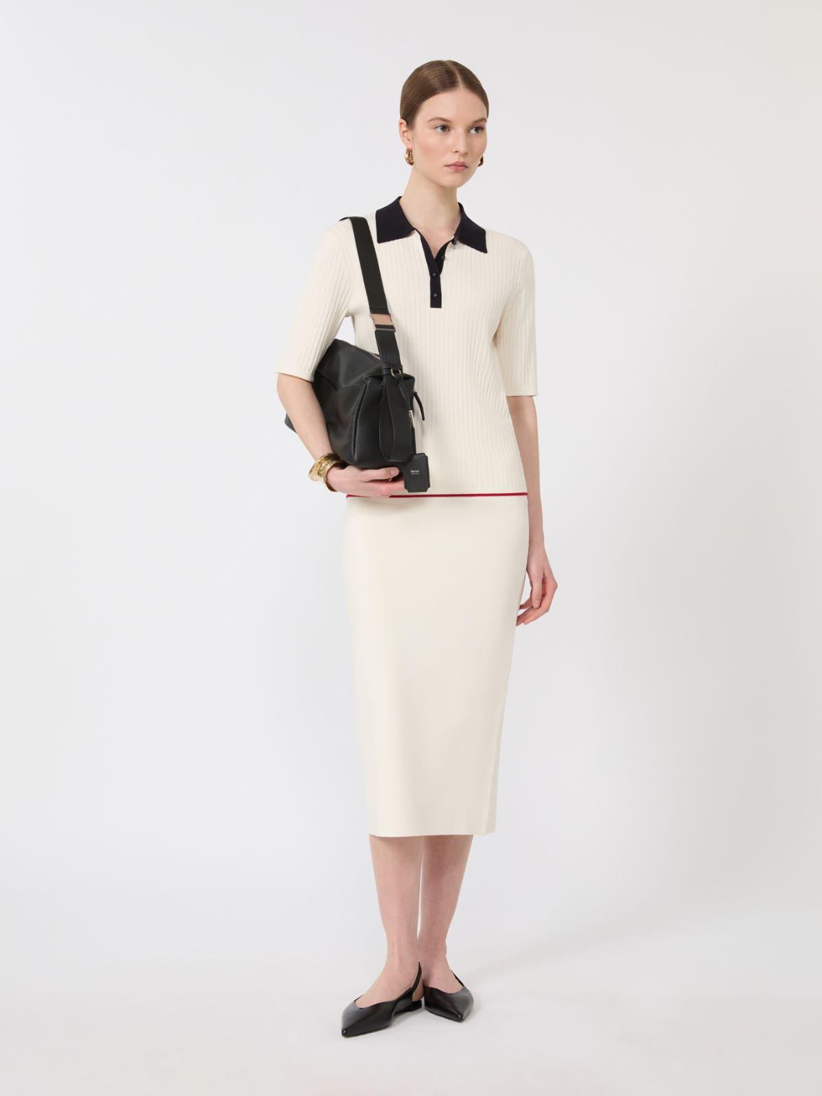 Stretch viscose pencil skirt by MAX MARA