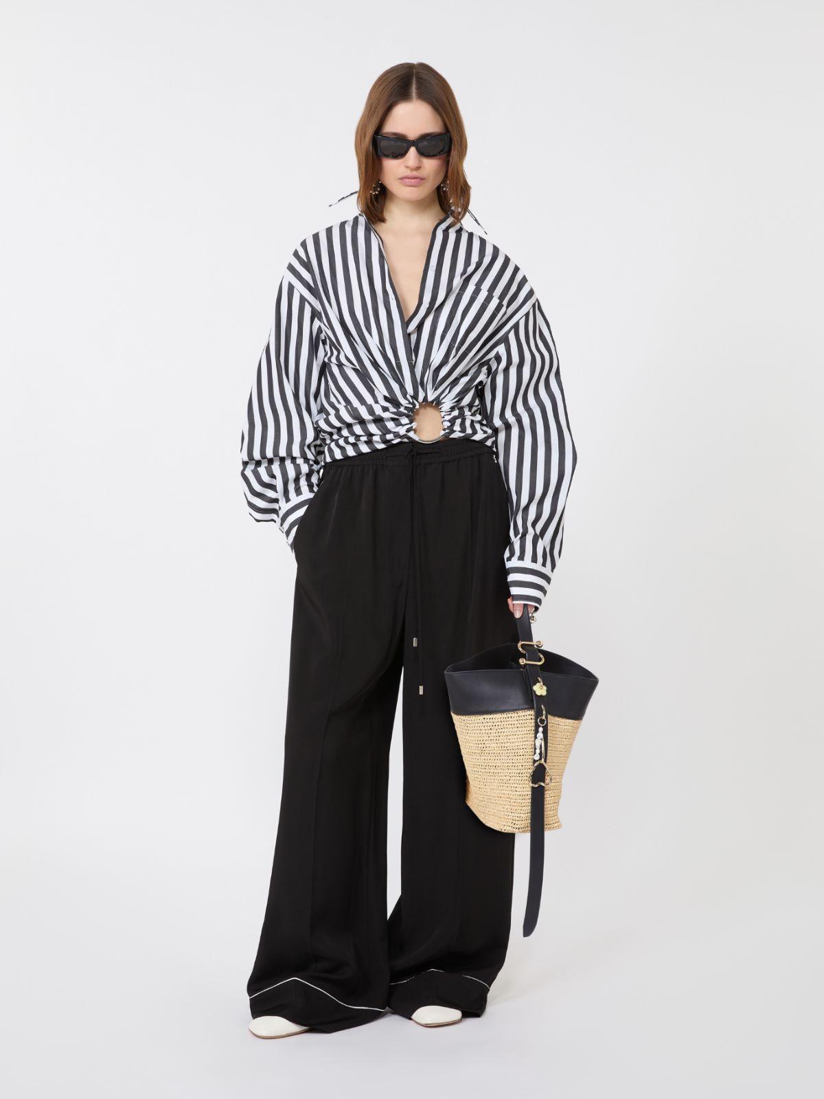 Striped poplin shirt by MAX MARA