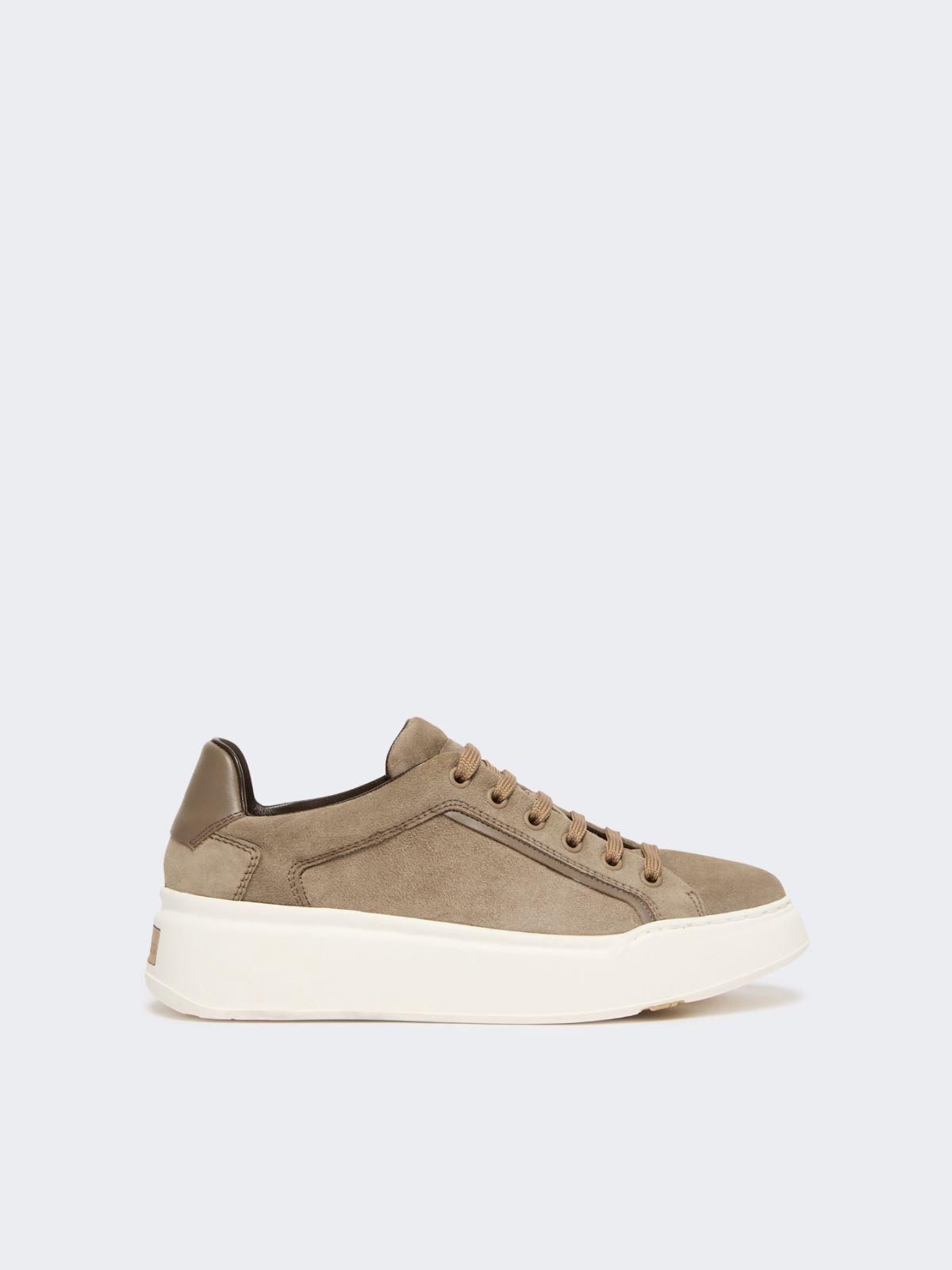 Suede sneakers by MAX MARA