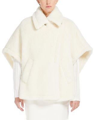 Tebe1 Faux Fur Poncho Jacket by MAX MARA