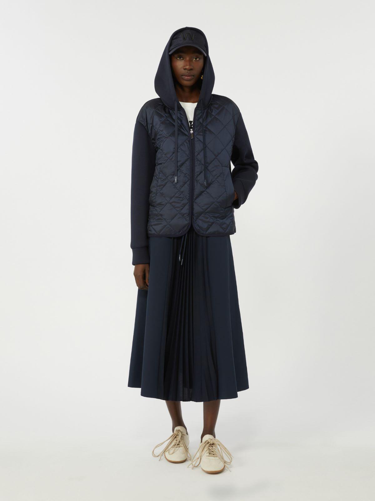 Technical fabric and jersey skirt by MAX MARA