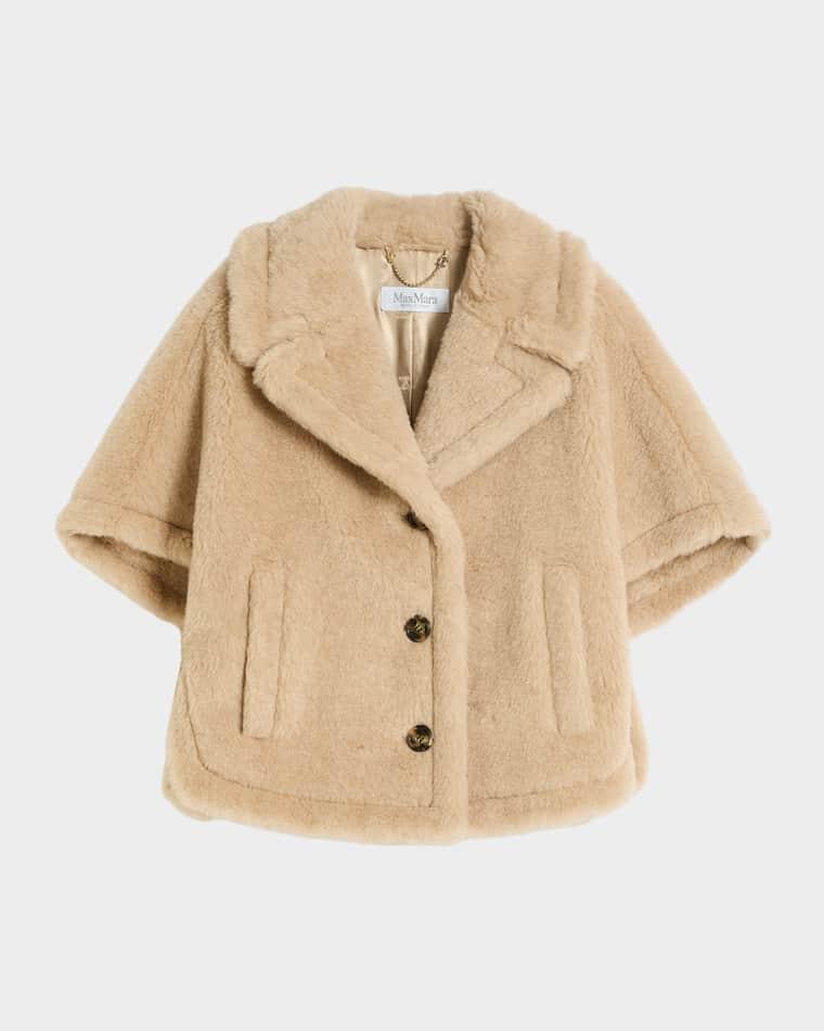 Teddy Wool Cape by MAX MARA