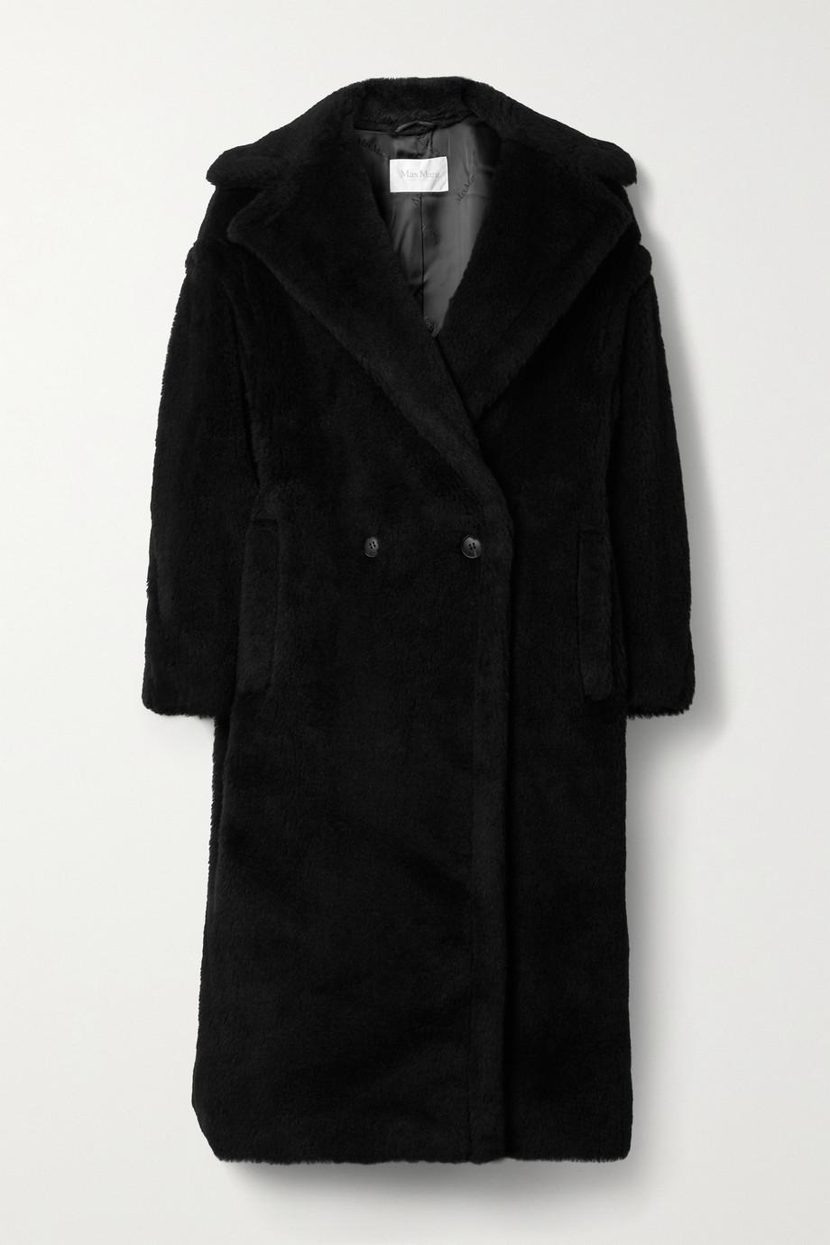 Tedgirl double-breasted alpaca, wool and silk-blend coat by MAX MARA