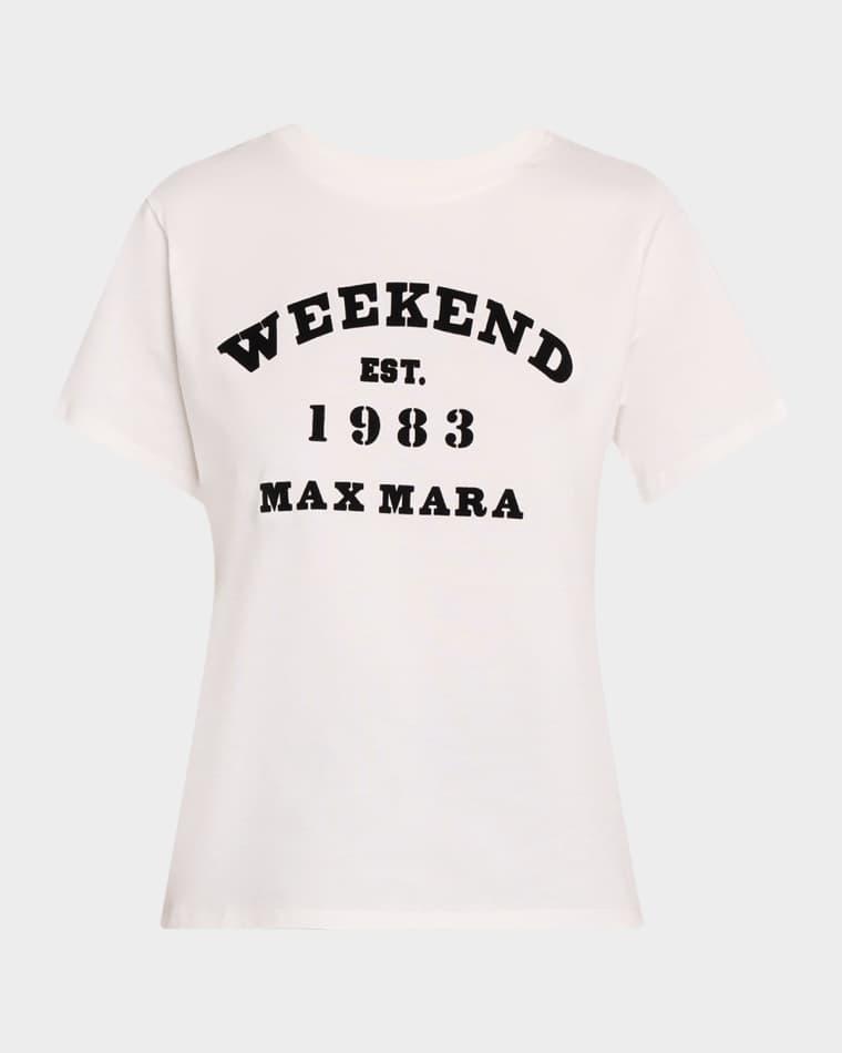 Tenue Logo-Print Cotton Tee by MAX MARA