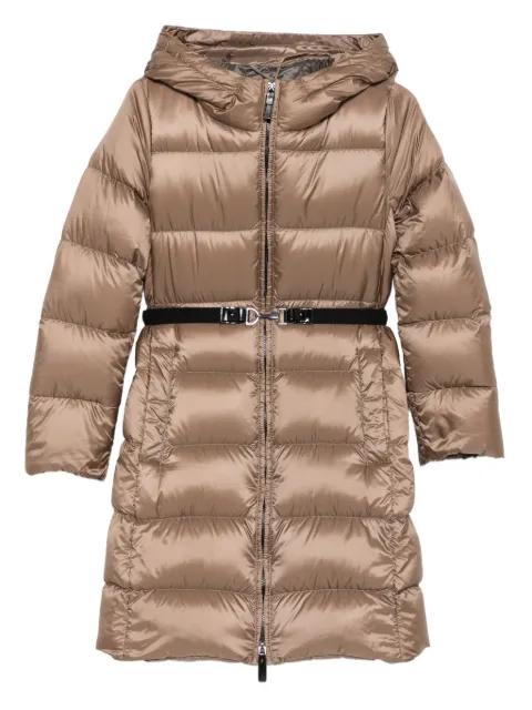 The Cube hoodied belted coat by MAX MARA