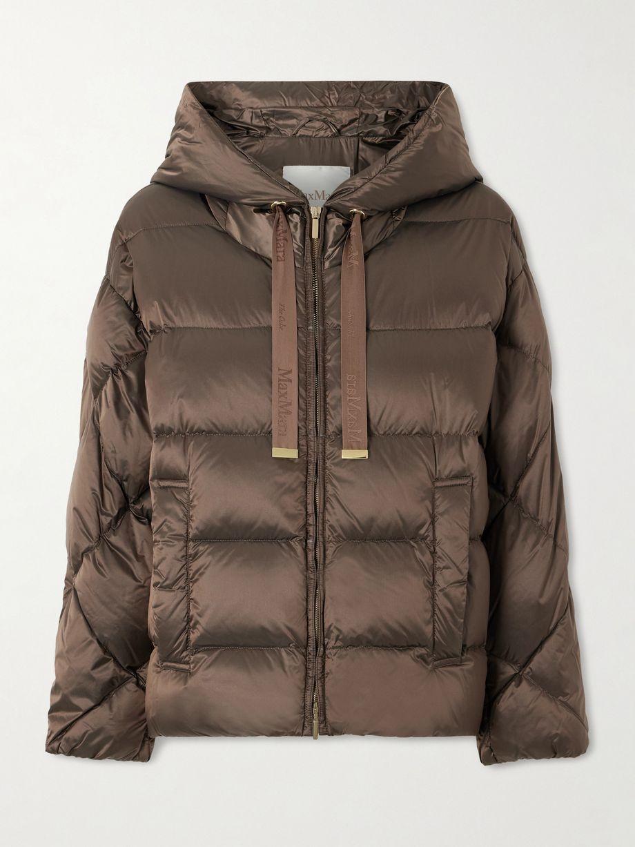 The Cube hoodied quilted shell down jacket by MAX MARA