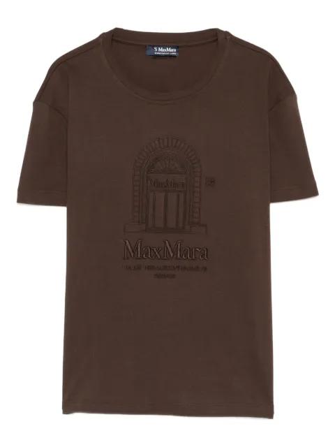 The Cube logo-embroidered T-shirt by MAX MARA