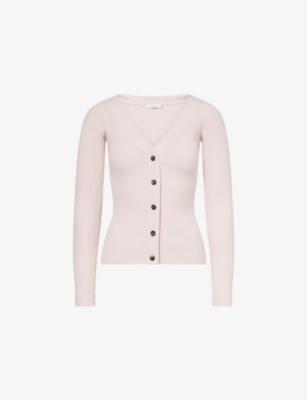 V-Neck Wool And Cashmere Cardigan by MAX MARA