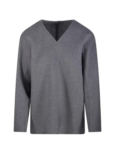V-neck wool blouse by MAX MARA