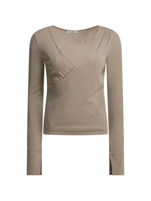 V-neck wrap sweater by MAX MARA