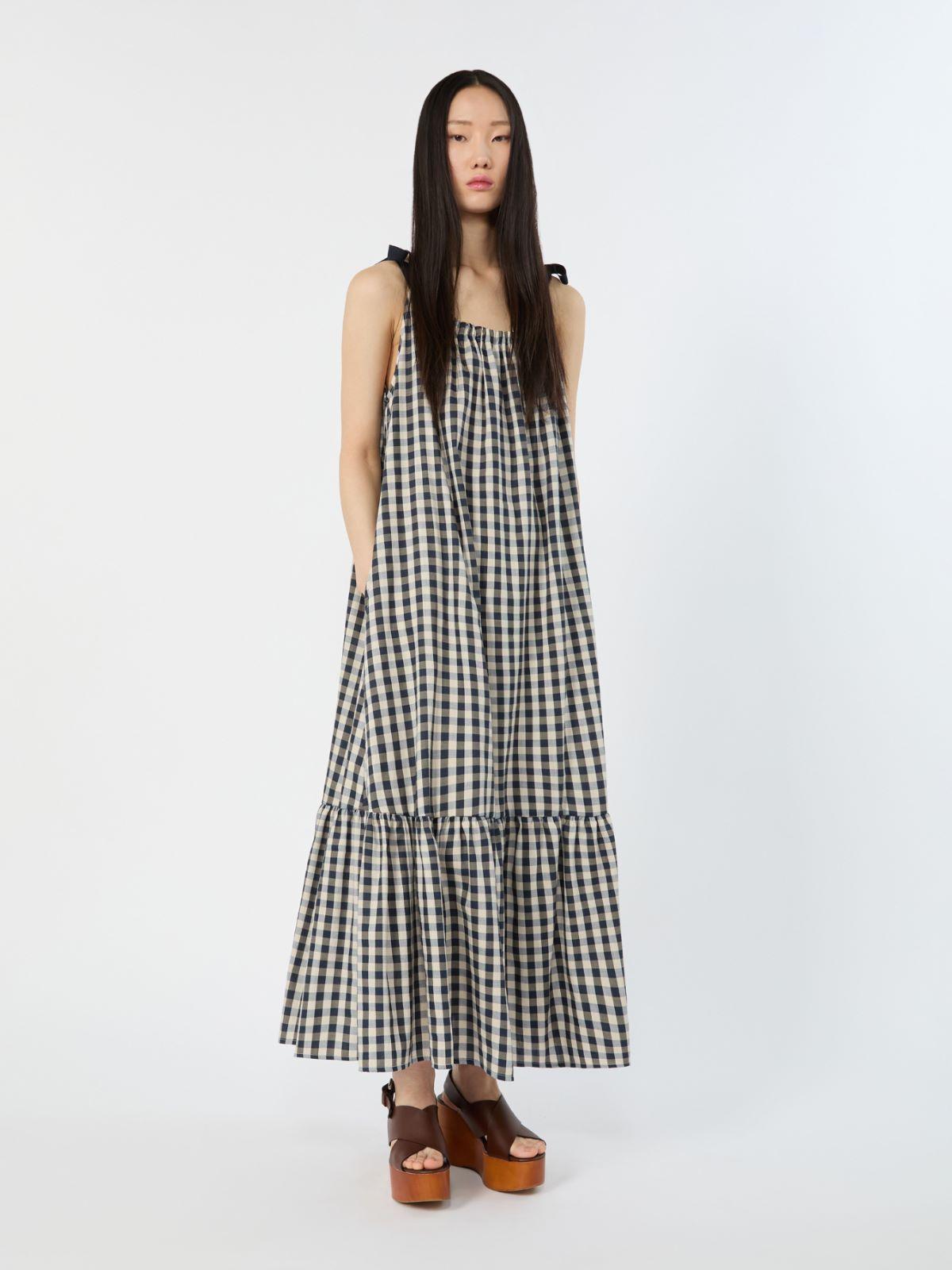 Vichy ramie and cotton dress by MAX MARA