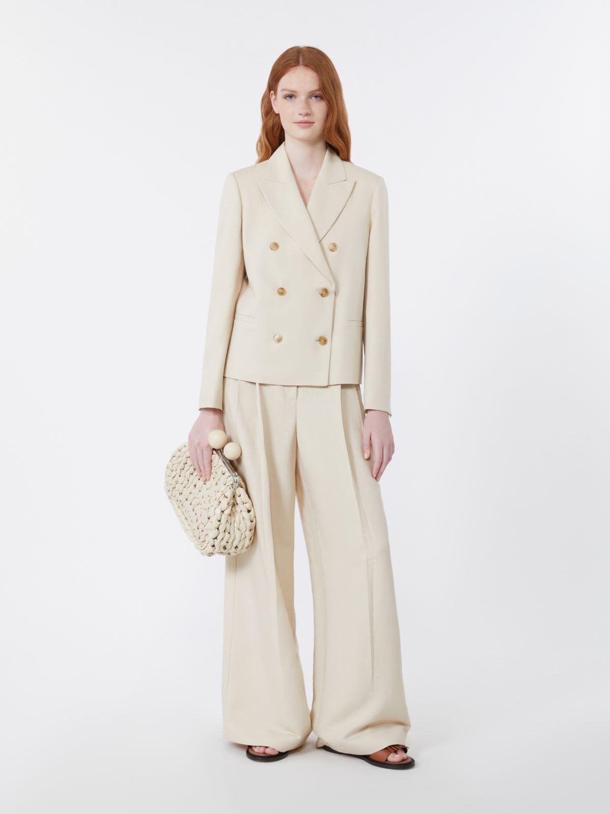Viscose and linen blazer by MAX MARA