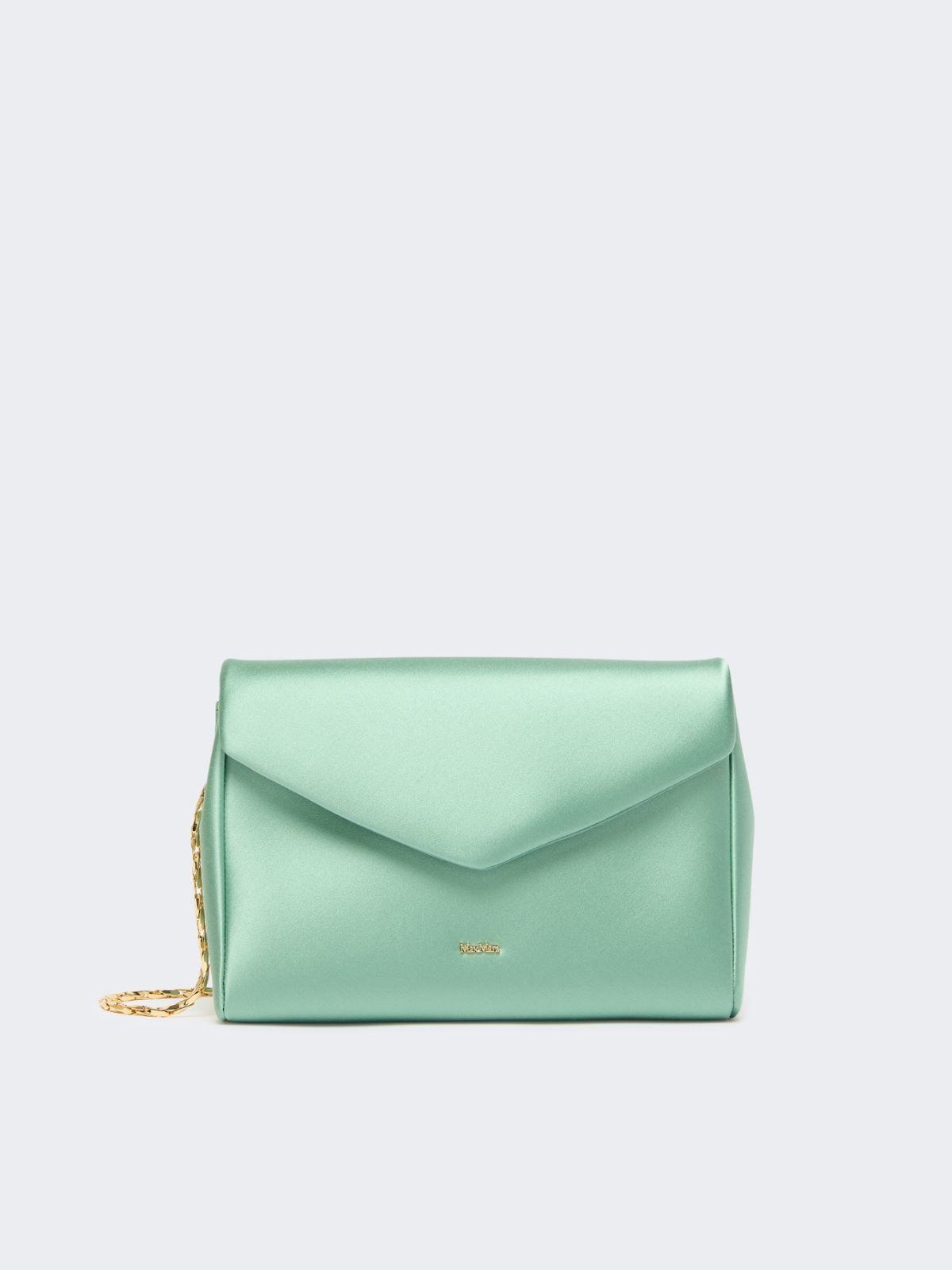 Viscose and silk satin clutch bag by MAX MARA