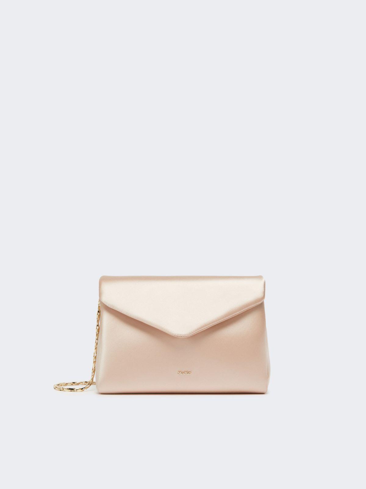 Viscose and silk satin clutch bag by MAX MARA