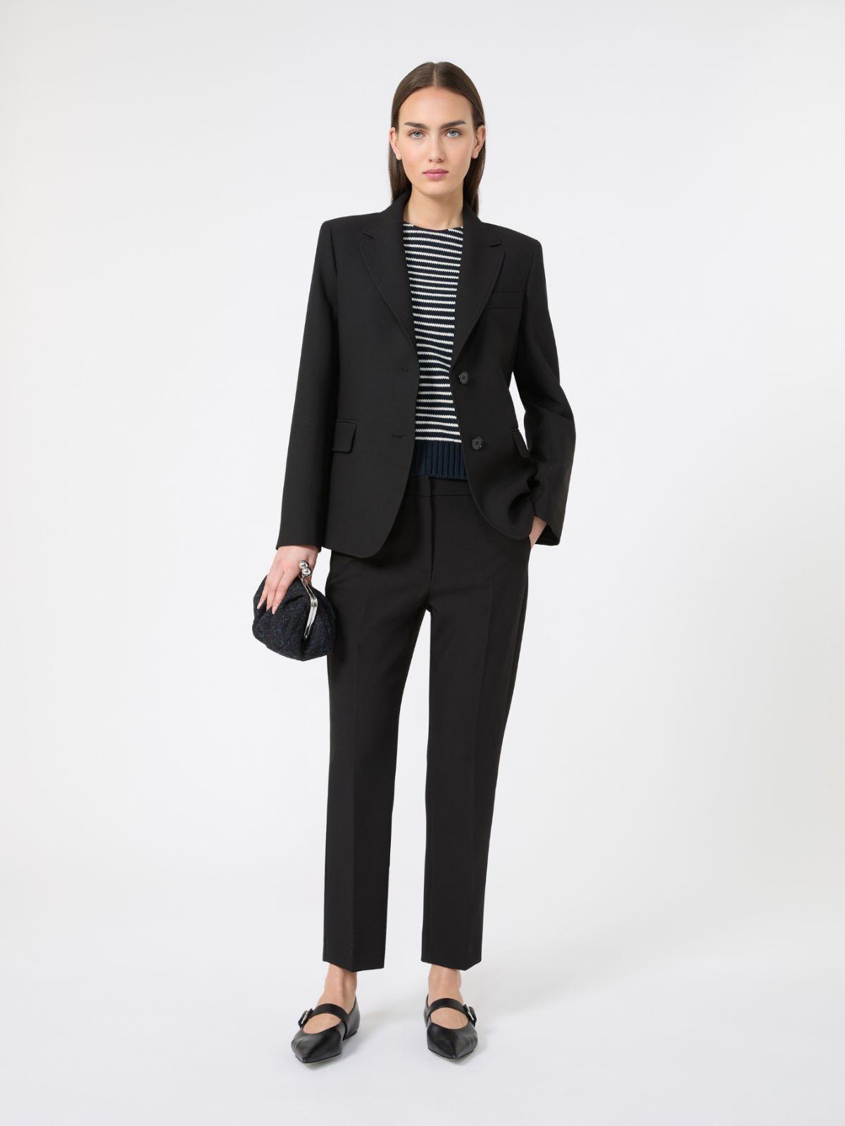 Viscose-blend canvas blazer by MAX MARA