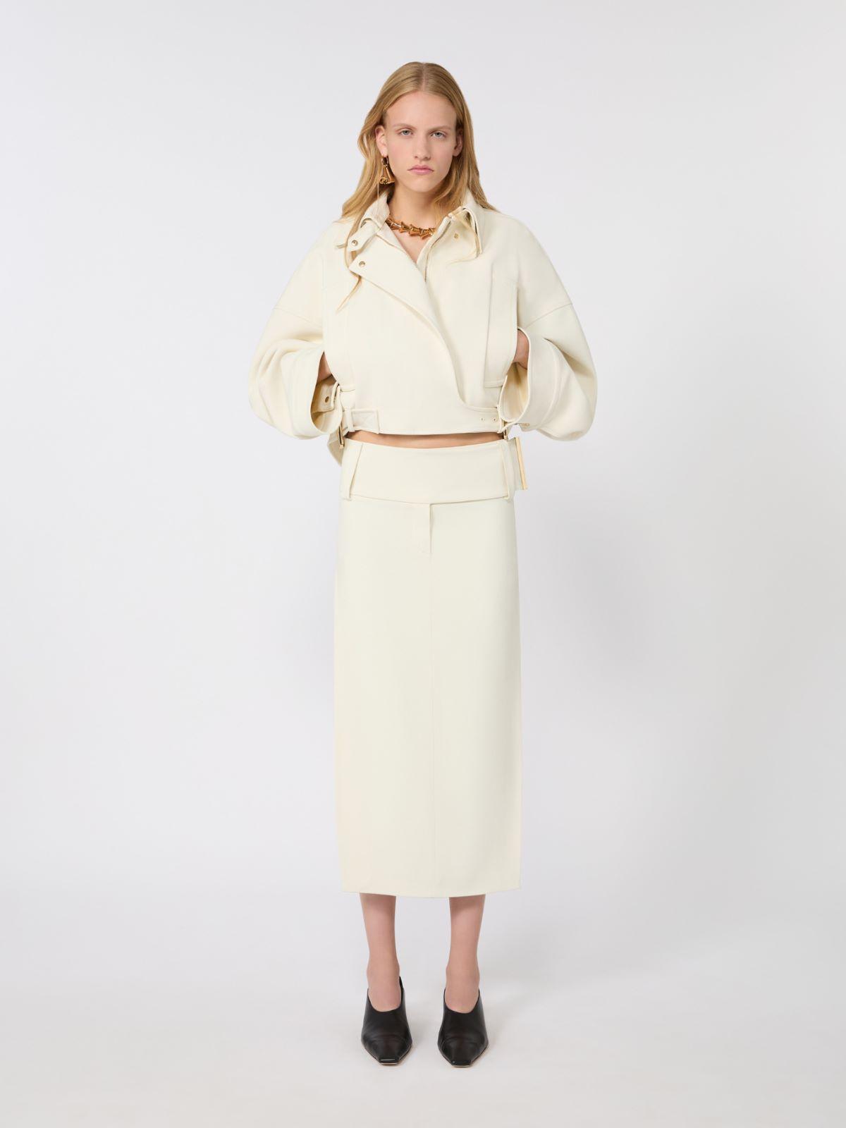 Viscose cady cropped jacket by MAX MARA