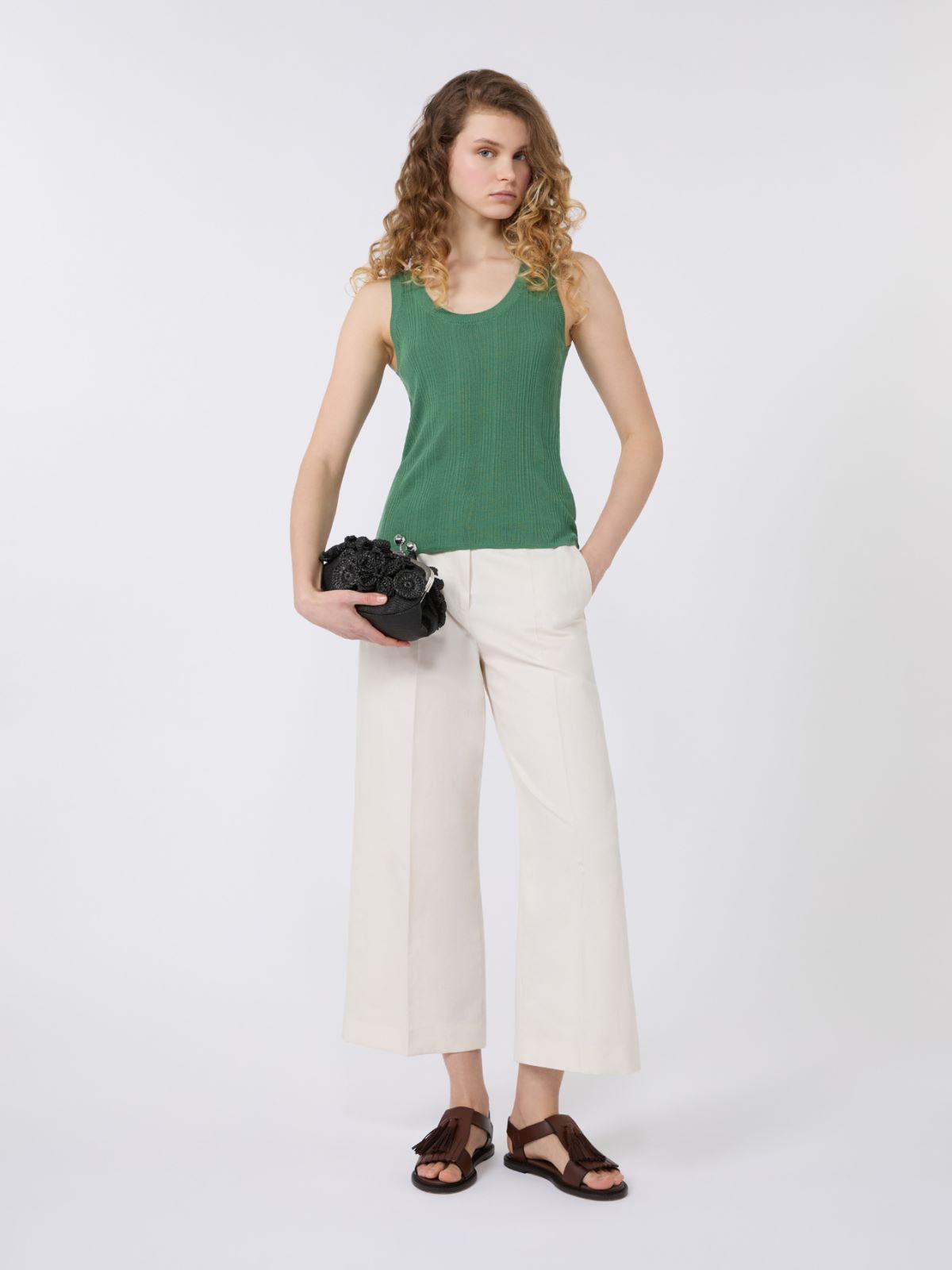 Viscose yarn sleeveless jumper by MAX MARA