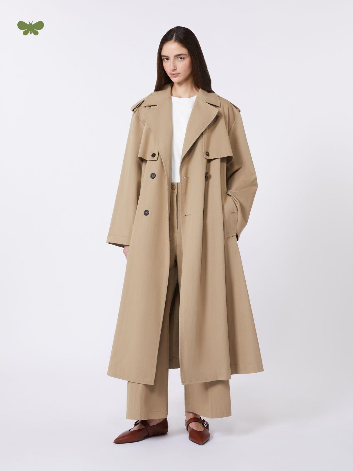 Washed gabardine trousers by MAX MARA