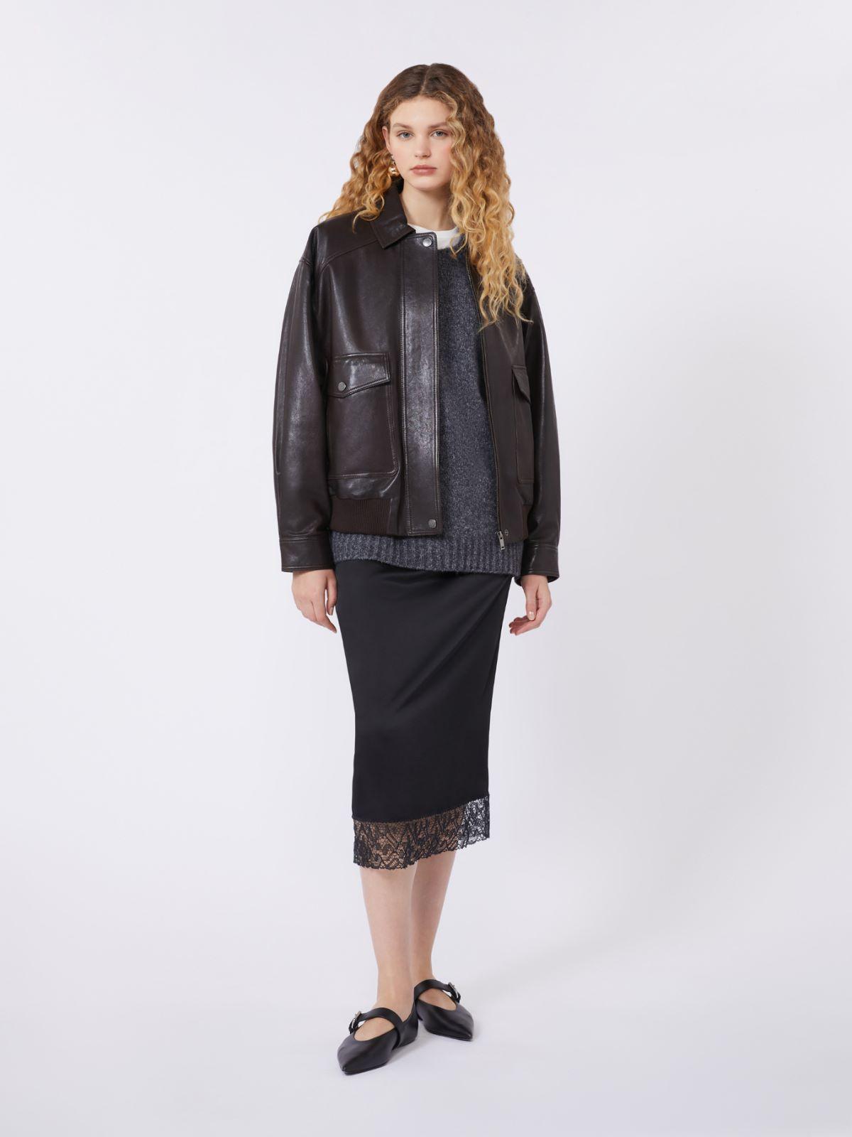 Washed satin skirt by MAX MARA