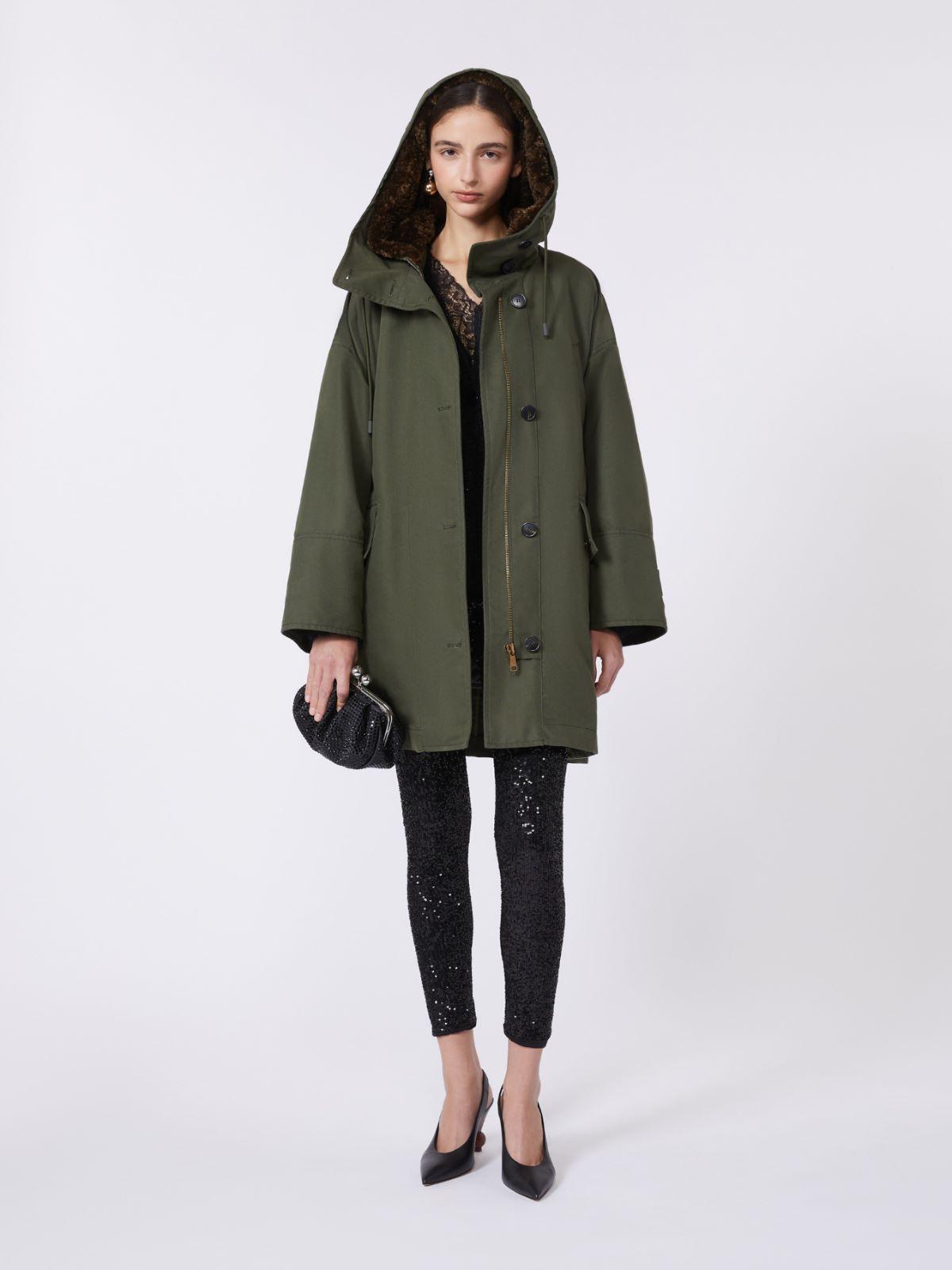 Water-repellent canvas parka by MAX MARA