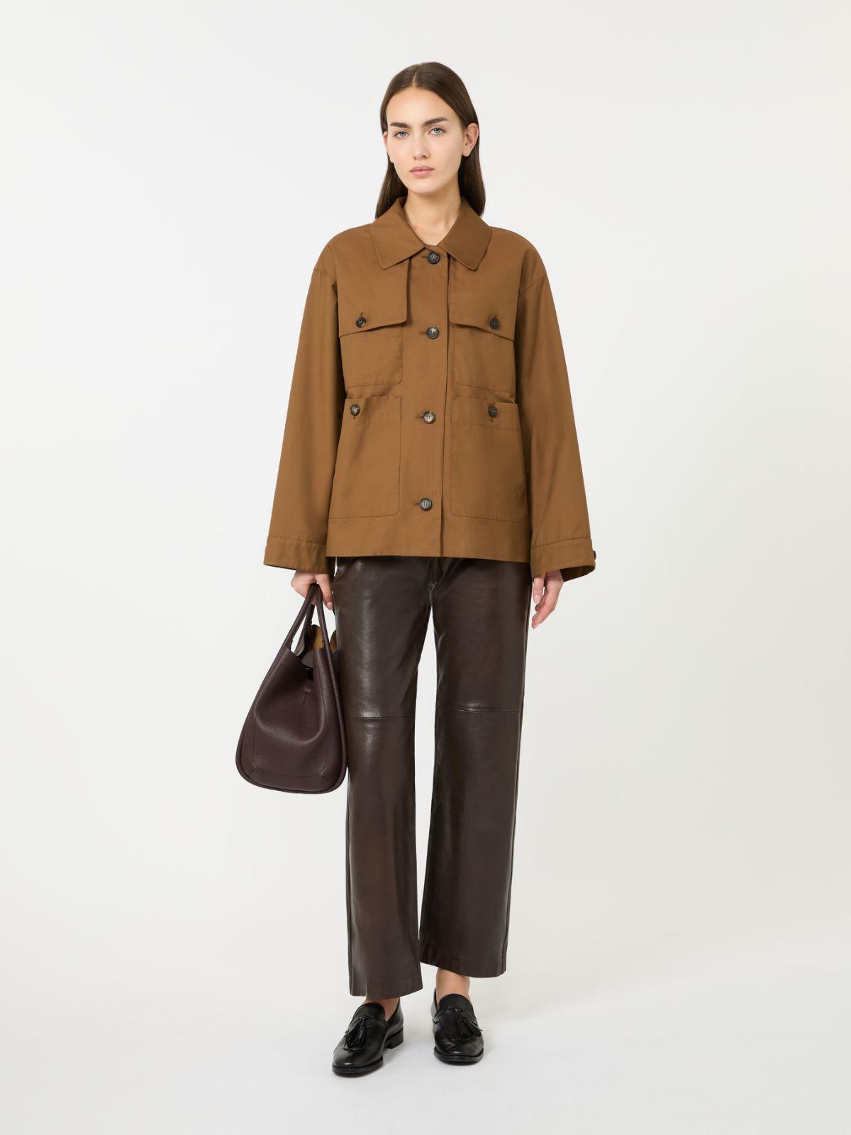 Water-repellent twill jacket by MAX MARA