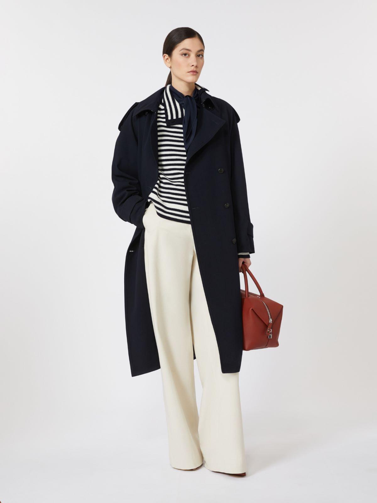 Water-repellent wool gabardine trench coat by MAX MARA