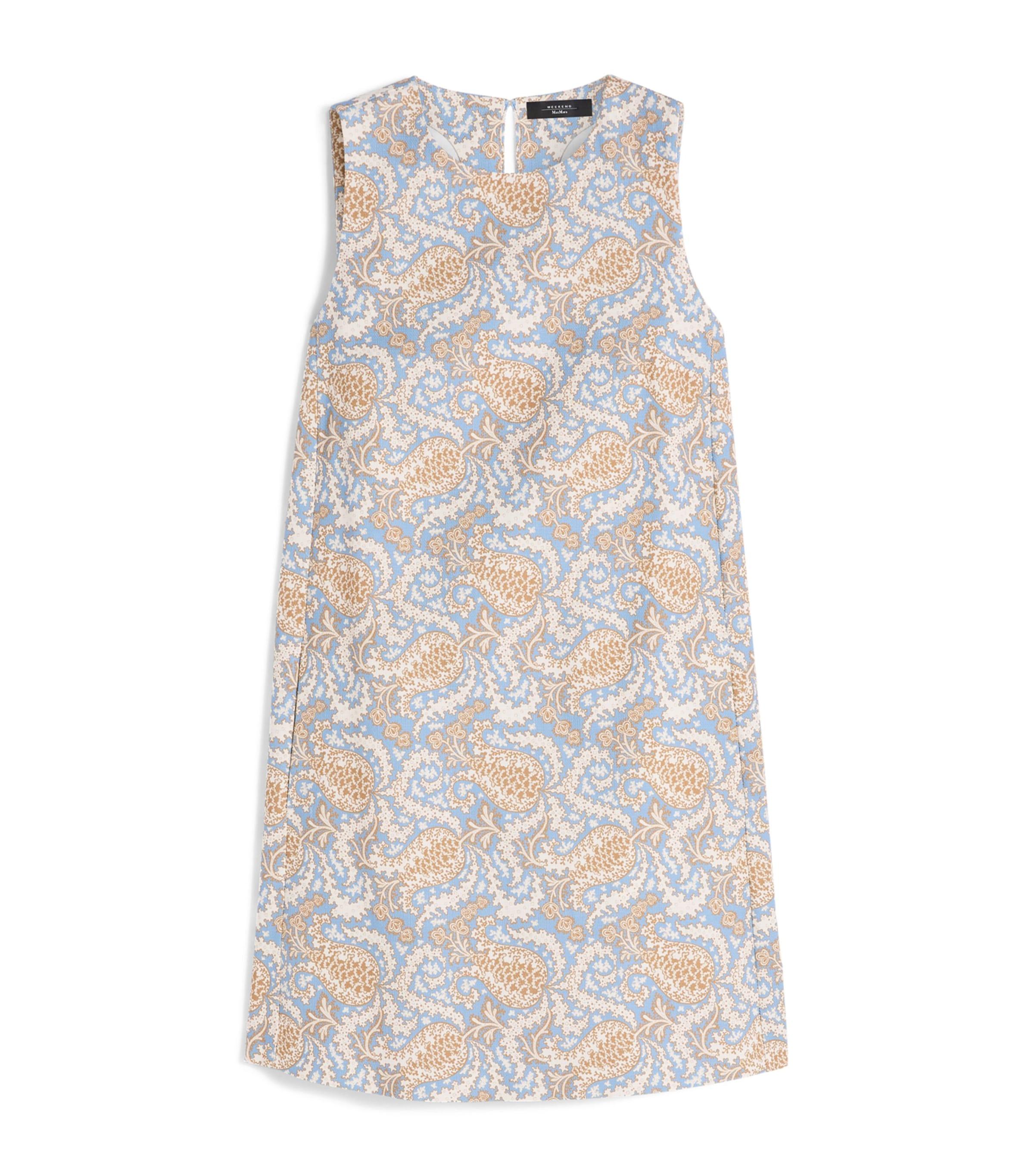 Weekend Max Mara Cotton-Blend Floral Print Mini Dress by MAX MARA