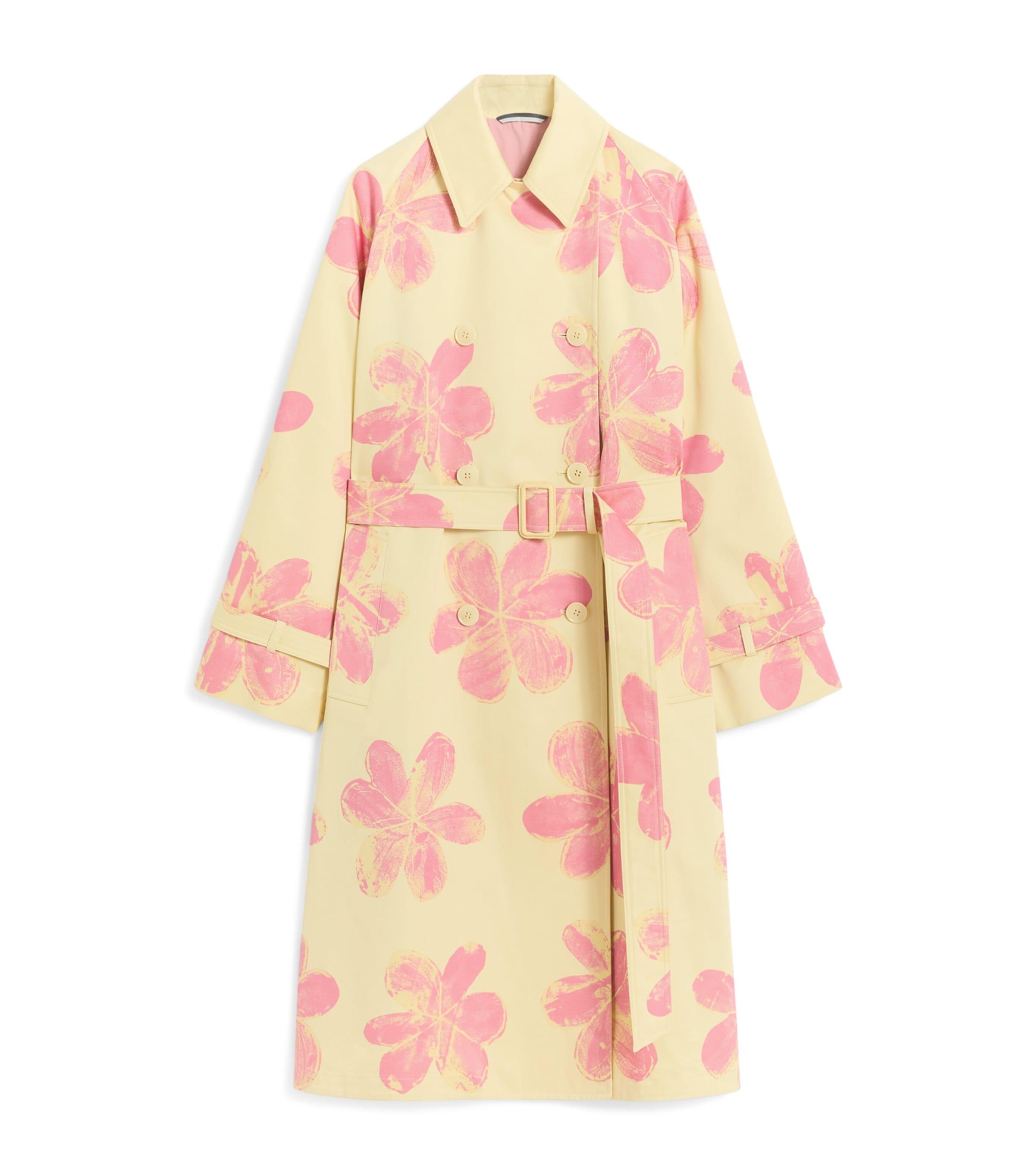 Weekend Max Mara Cotton Floral Trench Coat by MAX MARA